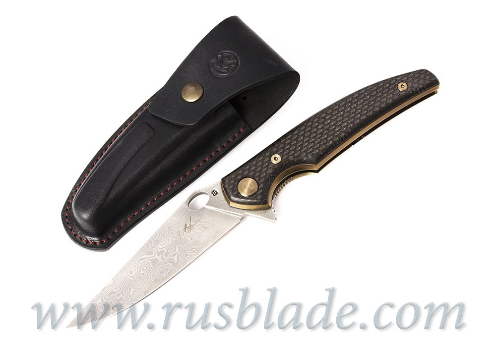 Cheburkov Golden Raven # 161 Damascus Gold Plated - фотография 