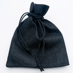Холщовый мешочек, цвет черный, размер около 12*9 см, цена за 1 шт