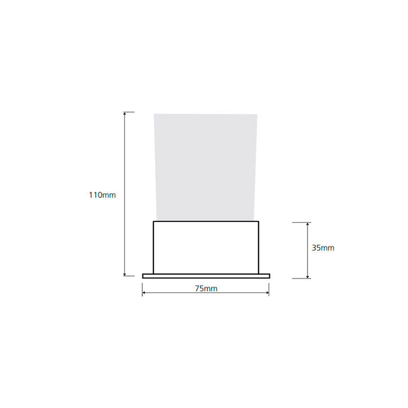 стакан PLAZA отдельностоящий