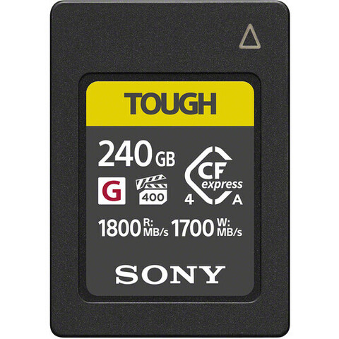 Карта памяти Sony CFexpress A 240GB TOUGH G серия 1800/1700/400 Карта памяти Sony CFexpress A 240GB TOUGH G серия 1800/1700/400