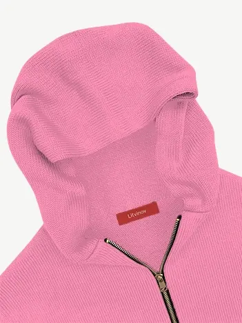 Толстовка на замке из шелка