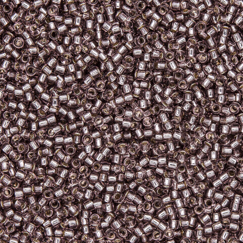 Японский бисер TOHO Round 15/0 (№26), с внутренним серебрением, прозрачный