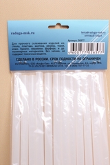 Термоклей в наборе 1,1*30 см, прозрачный, 12 шт