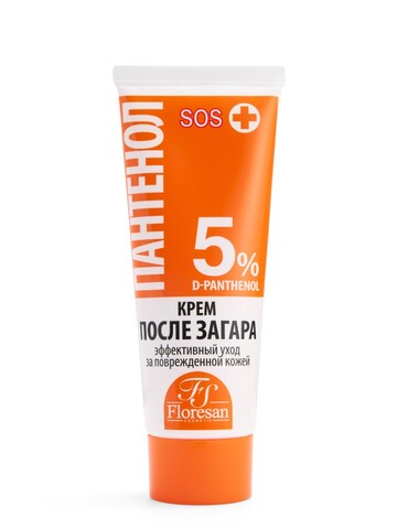Флоресан ПАНТЕНОЛ Крем после загара SOS, 75мл (Ф-312)