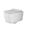 Ceramica Nova New Day CN3005 Подвесной унитаз c ультра тонким сидением с функцией плавного закрытия, цвет: белый