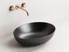 Ceramica Nova Element CN6017MB Умывальник чаша накладная овальная, 52x39.5, цвет: чёрный