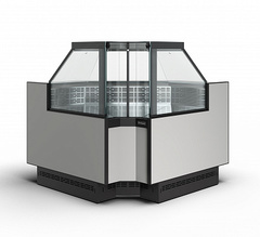 Гастрономическая витрина BAVARIA 4 Carboma GC110 VM-6-1 внутренний угол (версия 2.0) (без боковин)