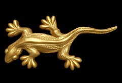 Силиконовый молд № 541 Ящерица большая левая