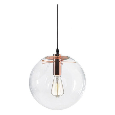 Светильник Glass Ball Ceiling Copper D30