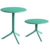 Регулируемый пластиковый стол Spritz Ø60 см, ментоловый