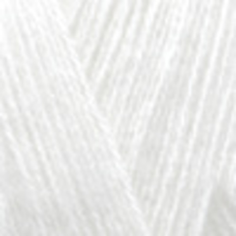 Пряжа Nako MOHAIR DELICATE 6101/208 белый (уп.5 мотков)