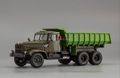 KRAZ-256B1 dump khaki-green 1:43 Nash Avtoprom