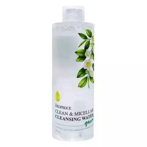 Deoproce Clean & Micellar Cleansing Water Green Tea Мицеллярная вода с экстрактом  зеленого чая