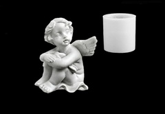 Силиконовый молд Ангелочек № 5 малый