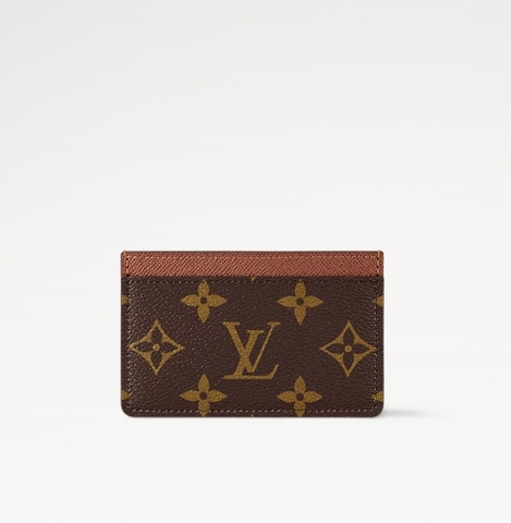Визитница Louis Vuitton из вощёной канвы Monogram