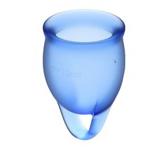 Набор синих менструальных чаш Feel confident Menstrual Cup - 