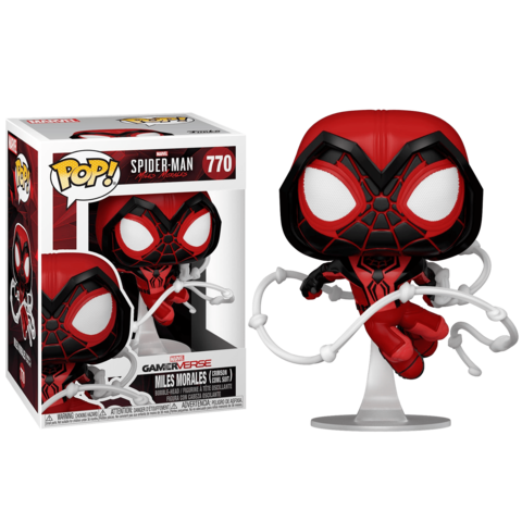 Фигурка Funko POP! Marvel. Spider-Man: Miles Morales (Crimson Cowl Suit) (770)