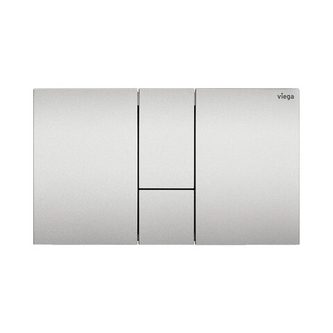 Viega 773274 Prevista Панель смыва для унитазов Visign for Style 24, пластик, матовый хром, модель 8614.1