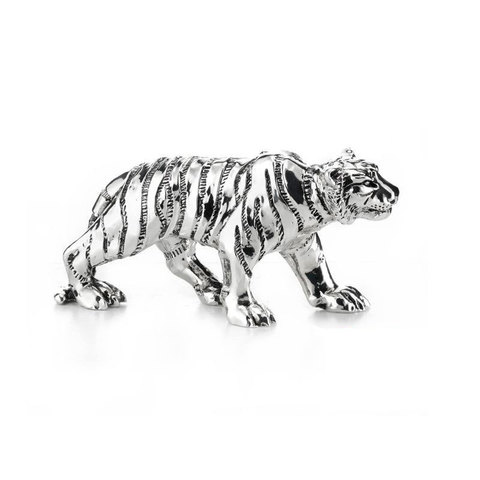 Спокойный тигр - Символ 2022 года. Серебрение