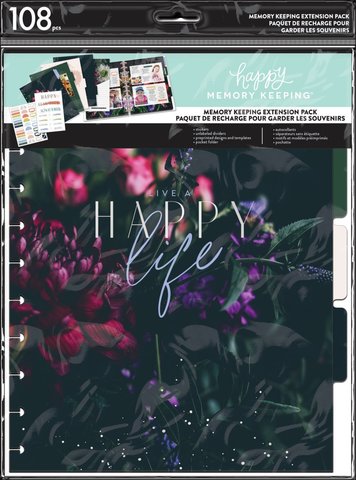 Дополнительный блок  для большого ежедневника Happy Memory Keeping™ Rustic Blooms Big Extension Pack