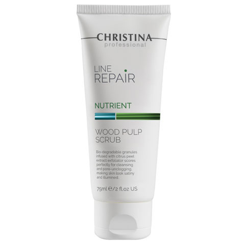 Christina Line Repair NUTRIENT: Скраб с частицами коры цитрусовых для лица (Nutrient Wood Pulp Scrub)