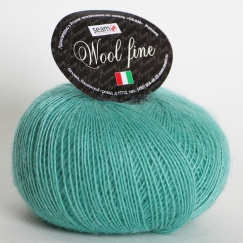 Пряжа Wool Fine, 50г, 310м, 50%шерсть 30%вискоза 20%акрил (цена за уп.)