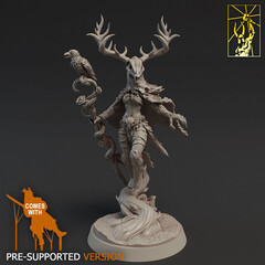 Человек Вендиго Эльф Друид Шаман Маг Волшебник миниатюра для dnd, днд, pathfinder, фентези, Настольная игра, НРИ, Варгейм, РПГ