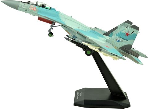 Модель Российский Истребитель SU-35 Super Flanker масштаб 1:100
