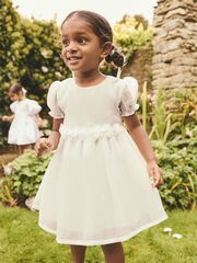 Платье для девочки Next E37-872, Белый