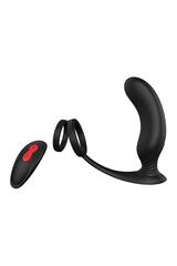 Черный массажер простаты REMOTE P-PLEASER - 
