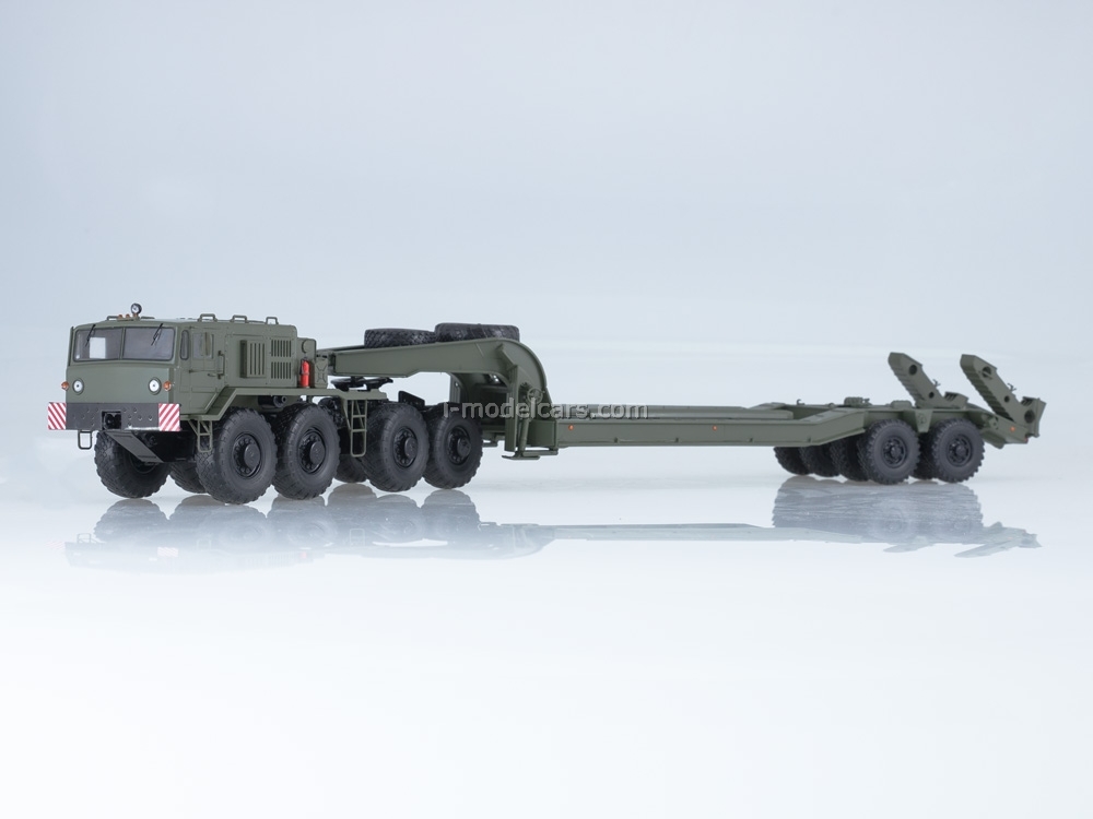 MAZ-537 with semitrailer ChMZAP-5247G khaki 1:43 Start Scale