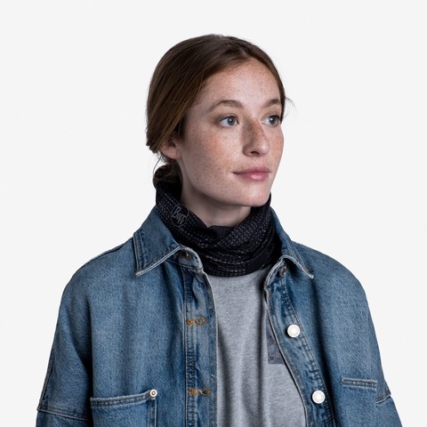 Картинка бандана-труба Buff original Leaden Black - 11