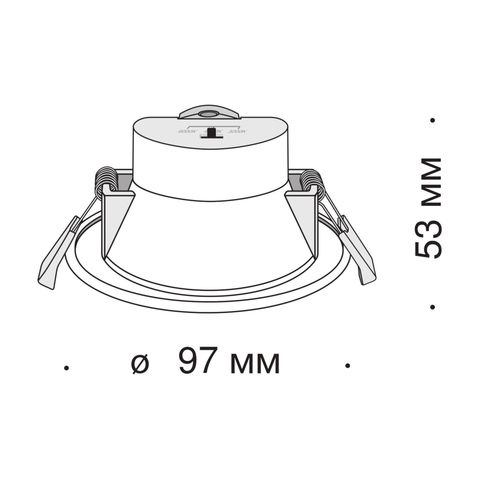 Встраиваемый светильник Technical Stockton DL015-6-L7W
