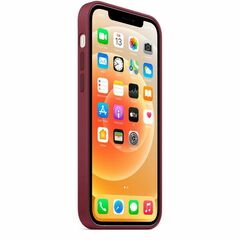 Чехол Apple силиконовый MagSafe для iPhone 12/12 Pro - Plum