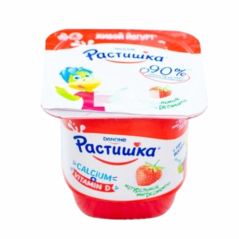 Йогурт ДАНОНИНО Клубника 100 г Danone КАЗАХСТАН