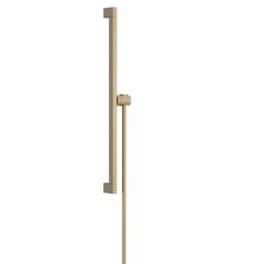 Hansgrohe Unica E Puro 24404140 Душевая штанга 65 см | комплект со шлангом 160 см (бронза шлифованная) фото
