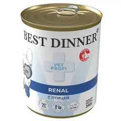 Best Dinner Vet Profi Renal корм для собак при заболеваниях почек (птица) 340 гр