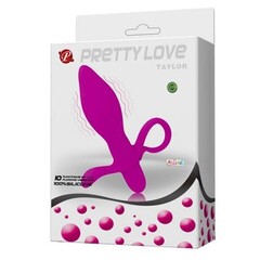 Силиконовый анальный плаг с вибрацией 