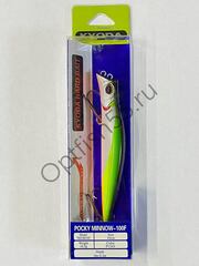 Воблер KYODA Pocky Minnow-100F 10см, 10,5гр, загл. 0м-0,2м цв:Р1243