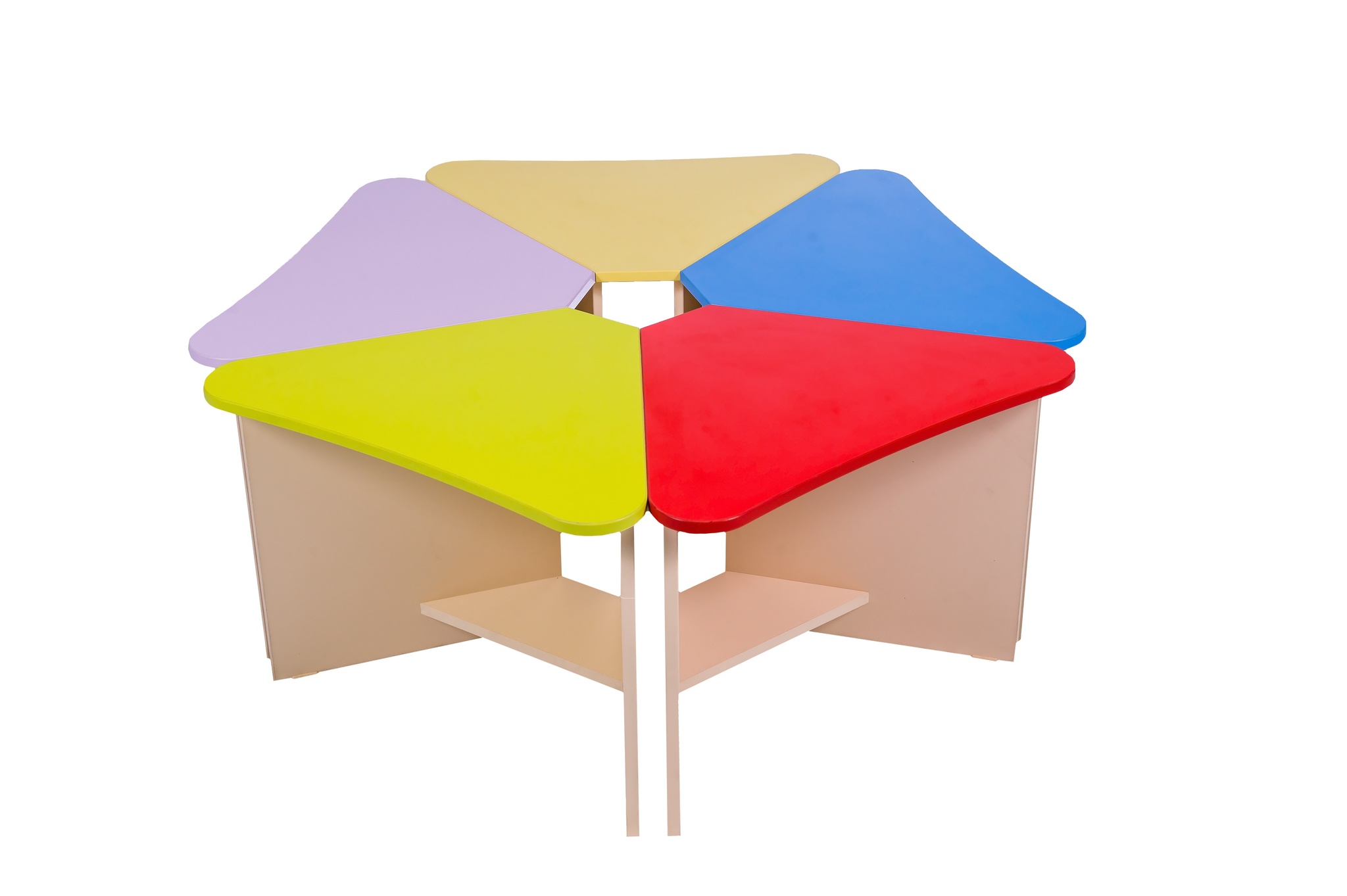 стол детский ромашка 6 секционный