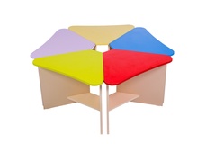 Стол "РОМАШКА" составной 5 частей