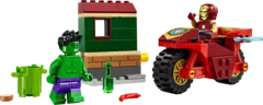 Конструктор LEGO Marvel 76287 Железный человек на мотоцикле и Халк