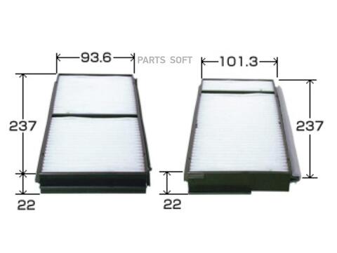 Фильтр салонный VIC  AC-405E