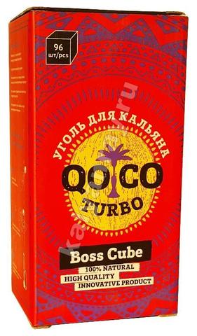 Кокосовый уголь Qoqo Turbo 1 кг 96 кубиков