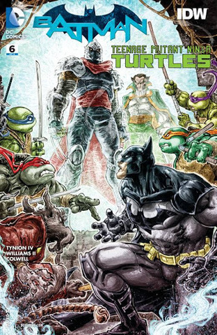 Batman-Teenage Mutant Ninja Turtles #6 (c автографом Freddie H Williams II)