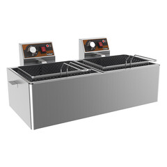 Фритюрница электрическая настольная Kobor FS2-8T две ванны