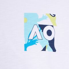 Теннисная футболка Australian Open T-Shirt Camouflage Pocket - white