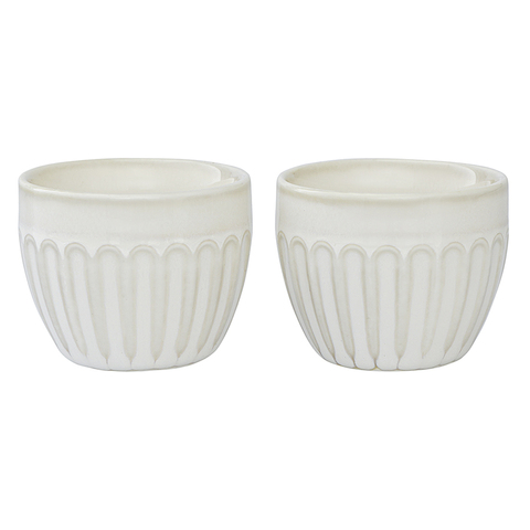 Набор из двух подставок для яиц белого цвета из коллекции Kitchen spirit