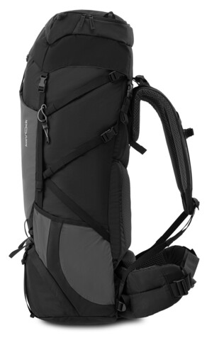 Картинка рюкзак туристический Kanrock Charger 90+15 Charcoal Black - 5