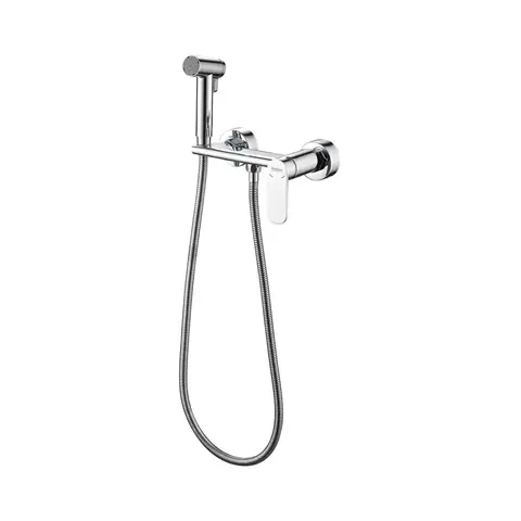 Смеситель с гигиеническим душем HAIBA HB5516 хром